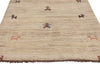3 x 5 - Beige Vintage Persian Gabbeh Rug - 79836