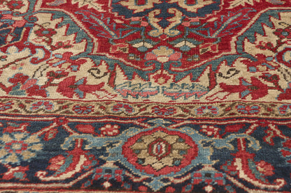 5 x 6 - Red Antique Persian Heriz Rug - 79837