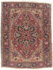 5 x 6 - Red Antique Persian Heriz Rug - 79837