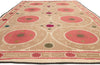 8 x 12 - Brown Antique Uzbek Suzani Rug - 79838