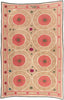 8 x 12 - Brown Antique Uzbek Suzani Rug - 79838