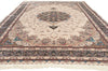 6 x 9 - Ivory New Persian Qum Rug - 79839