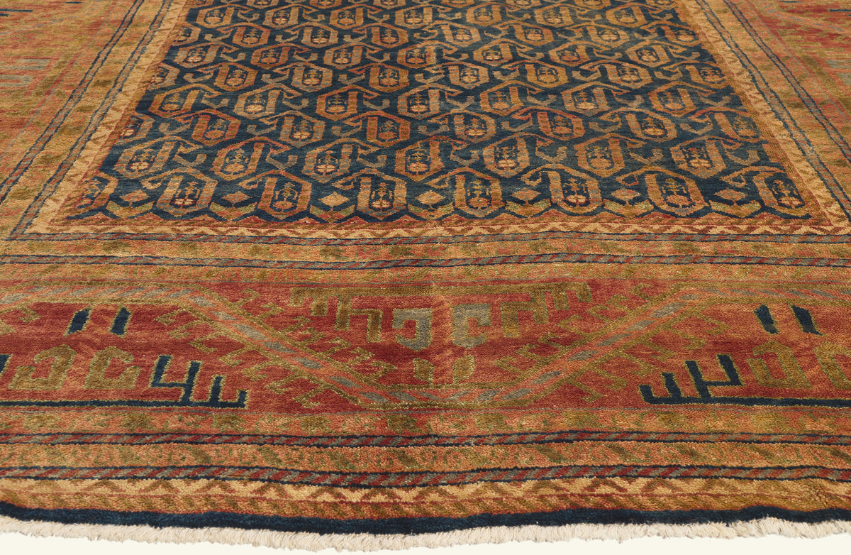 8 x 11 - Navy Blue New Kazak Rug - 79840