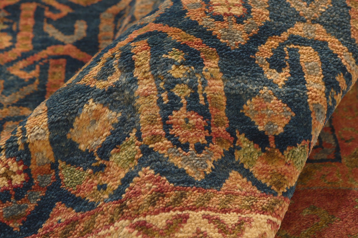 8 x 11 - Navy Blue New Kazak Rug - 79840