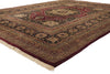 9 x 12 - Burgundy Vintage Indian Tabriz Rug - 79878