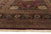 9 x 12 - Burgundy Vintage Indian Tabriz Rug - 79878