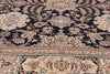 8 x 10 - Navy Blue Vintage Chinese Nain Rug - 79892