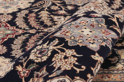 8 x 10 - Navy Blue Vintage Chinese Nain Rug - 79892