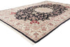 6 x 9 - Black Vintage Chinese Tabriz Rug - 79893