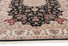 6 x 9 - Black Vintage Chinese Tabriz Rug - 79893