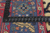 9 x 12 - Ivory Vintage Turkish Heriz Rug - 79894