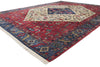 9 x 12 - Ivory Vintage Turkish Heriz Rug - 79894