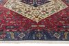 9 x 12 - Ivory Vintage Turkish Heriz Rug - 79894