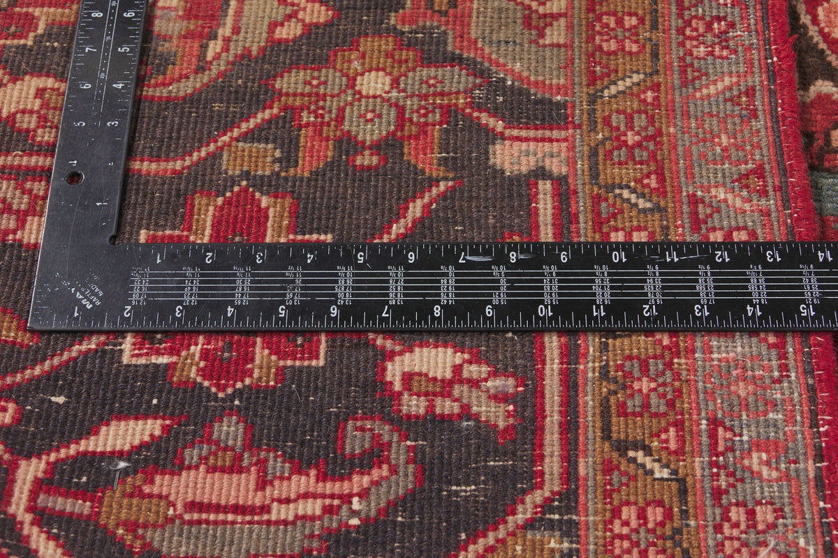 10 x 13 - Red Antique Persian Heriz Rug - 79895