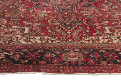 10 x 13 - Red Antique Persian Heriz Rug - 79895