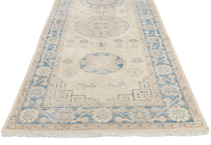 3 x 10 - Ivory Vintage Pakistani Khotan Rug - 79896