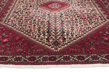 6 x 8 - Ivory Vintage Persian Afshar Rug - 79897