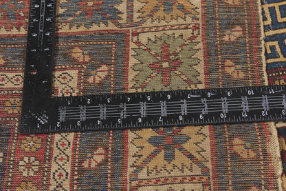 4 x 6 - Navy Blue Antique Caucasian Kuba Rug - 79901