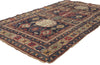 4 x 6 - Navy Blue Antique Caucasian Kuba Rug - 79901