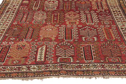 4 x 6 - Red Antique Caucasian Shirvan Rug - 79903