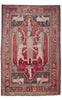 5 x 8 - Red Antique Persian Shiraz Rug - 79904