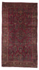 9 x 17 - Red Antique Persian Sarouk Rug - 79906