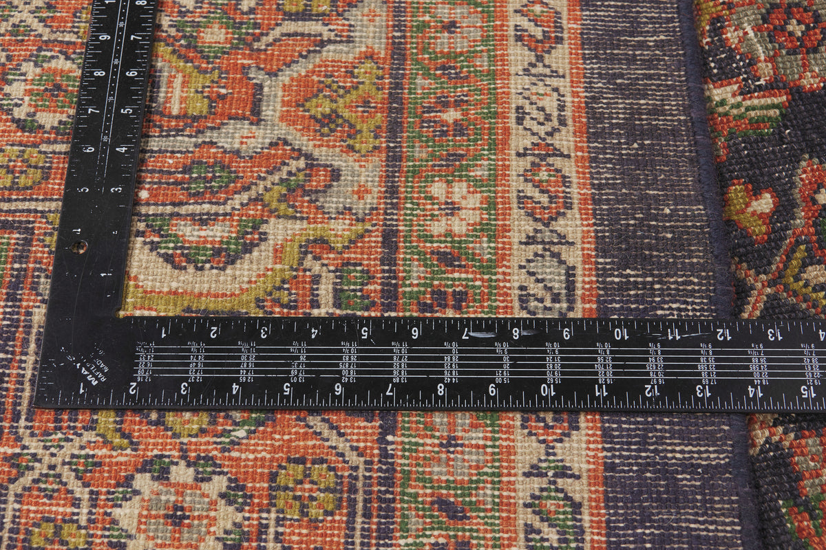 8 x 10 - Navy Blue Antique Persian Sultanabad Rug - 79907
