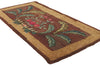 3 x 5 - Brown Antique American Hooked Rug - 79908