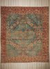17 x 18 - Teal Antique Turkish Oushak Rug - 79911