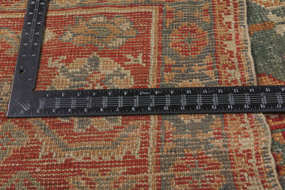 17 x 18 - Teal Antique Turkish Oushak Rug - 79911