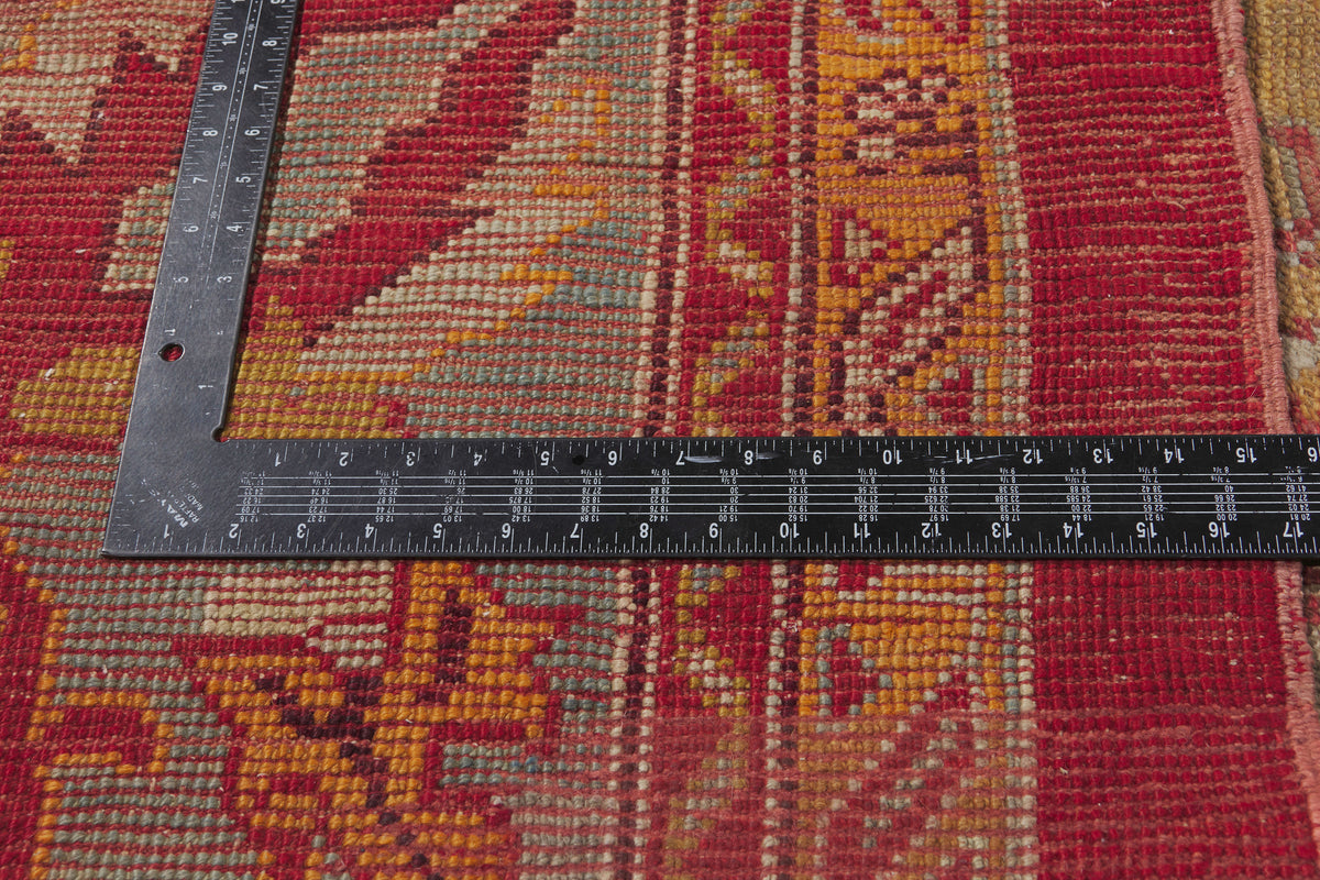 15 x 17 - Red Antique Turkish Oushak Rug - 79912