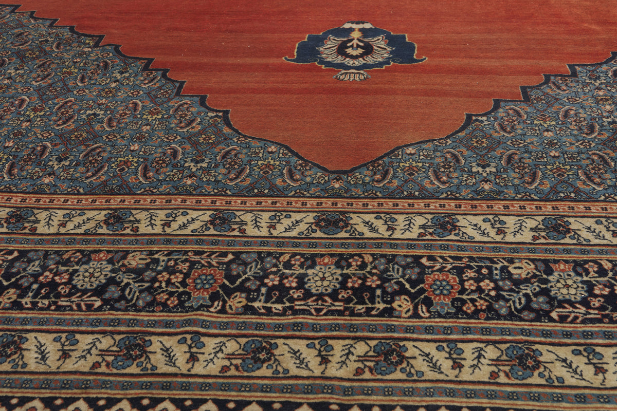 13 x 18 - Red Antique Persian Tabriz Rug - 79913