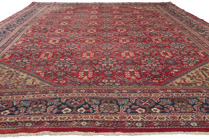 11 x 14 - Red Antique Persian Mahal Rug - 79915