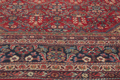 11 x 14 - Red Antique Persian Mahal Rug - 79915