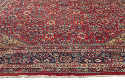 11 x 14 - Red Antique Persian Mahal Rug - 79915