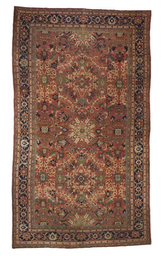 11 x 20 - Rust Antique Persian Sultanabad Rug - 79916