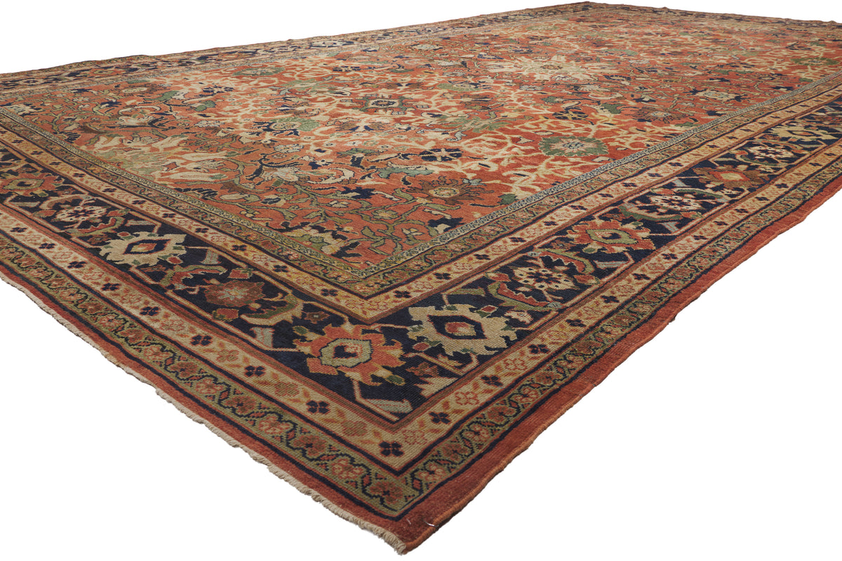 11 x 20 - Rust Antique Persian Sultanabad Rug - 79916