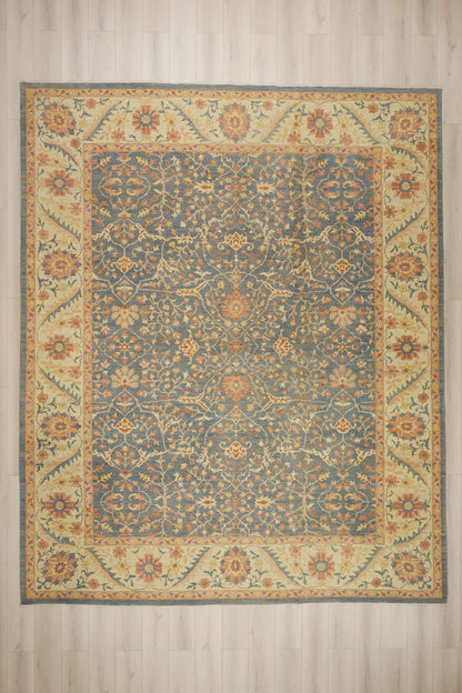 12 x 15 - Blue Vintage Pakistani Rug - 79918