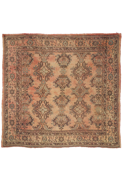 12 x 11 - Rust Antique Turkish Oushak Rug - 79919