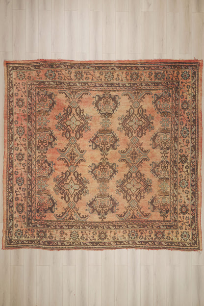 12 x 11 - Rust Antique Turkish Oushak Rug - 79919