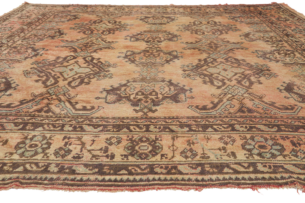 12 x 11 - Rust Antique Turkish Oushak Rug - 79919
