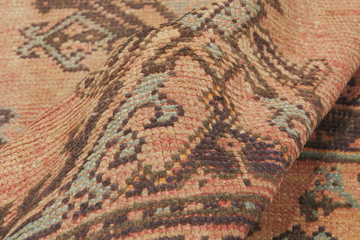 12 x 11 - Rust Antique Turkish Oushak Rug - 79919