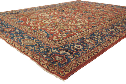 9 x 12 - Red Antique Persian Sultanabad Rug - 79920