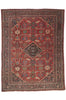 11 x 14 - Red Antique Persian Mahal Rug - 79921