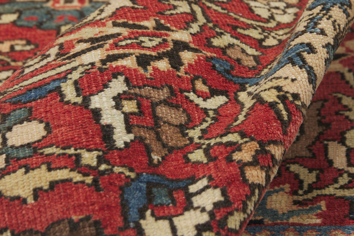 13 x 18 - Red Antique Persian Sultanabad Rug - 79923