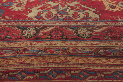 21 x 24 - Red Antique Turkish Oushak Rug - 79924
