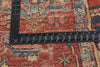 10 x 13 - Red Antique Persian Serapi Rug - 79925