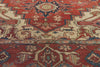 10 x 13 - Red Antique Persian Serapi Rug - 79925