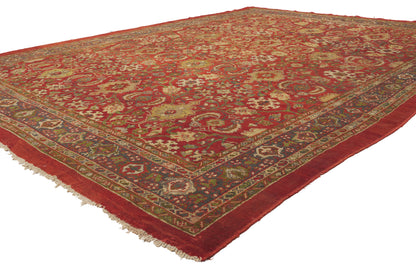 9 x 12 - Red Antique Persian Sultanabad Rug - 79926