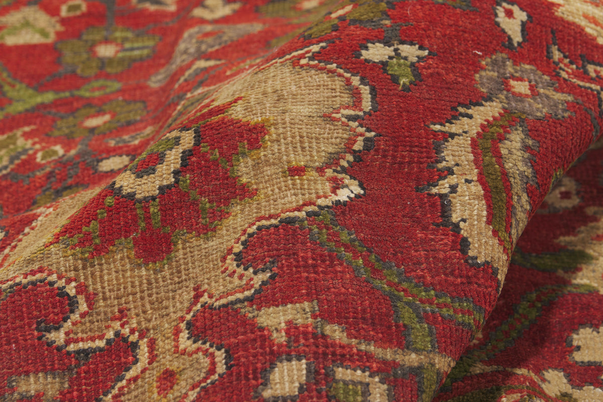 9 x 12 - Red Antique Persian Sultanabad Rug - 79926
